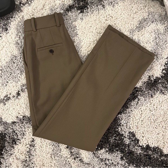 Aritzia Babaton Agency Pant High Waisted Straight Leg Wool Dress Pants - Picture 8 of 13